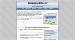 Desktop Screenshot of campgroundmaster.com