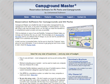 Tablet Screenshot of campgroundmaster.com